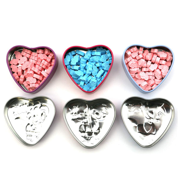 My Little Pony Friendship Hearts, 1 Ounce Candy Tin - 18 Count Display Box