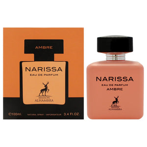 Maison Alhambra Narissa Ambre Eau de Parfum Spray for Women, 100 ml