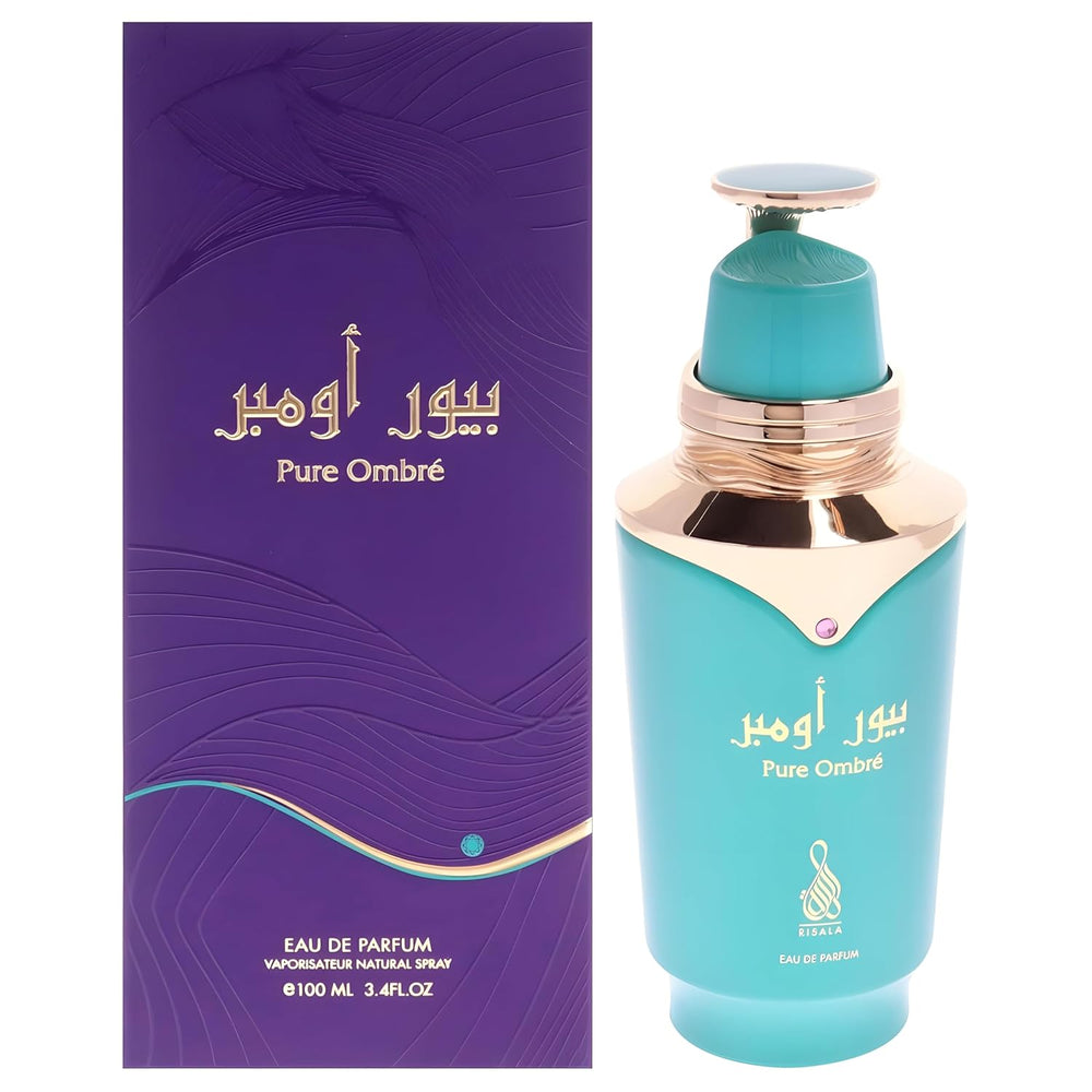 Risala Pure Ombre Eau de Parfum Unisex Perfume, 100 ml