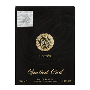 Lattafa Opulent Oud Eau de Parfum Spray Unisex Perfume, 100 ml
