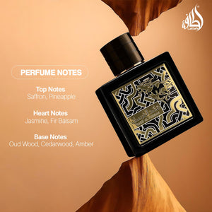 Lattafa Qaed Al Fursan Eau de Parfum Spray Unisex Perfume, 90 ml