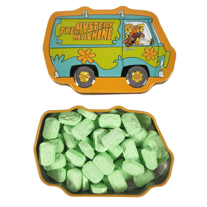 Scooby Doo The Mystery Machine Van Candies, 1.5 Ounce Tin - 12 Count Display Box