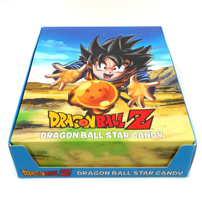 Dragon Ball Z Dragon Ball Star Candy Tin with Red Star Shaped Candy - 12 Count Display Box