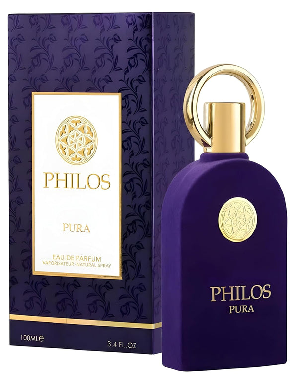 Maison Alhambra Philos Pura Eau de Parfum Spray Unisex Perfume, 100 ml