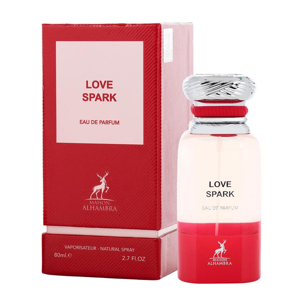 Maison Alhambra Love Spark Eau de Parfum Spray Unisex Perfume, 80 ml
