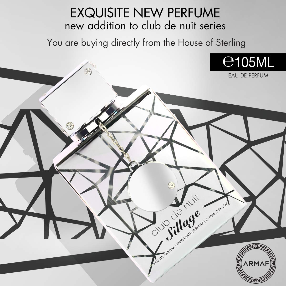 Armaf Club De Nuit Silage Eau De Parfum Unisex Perfume, 105 ml