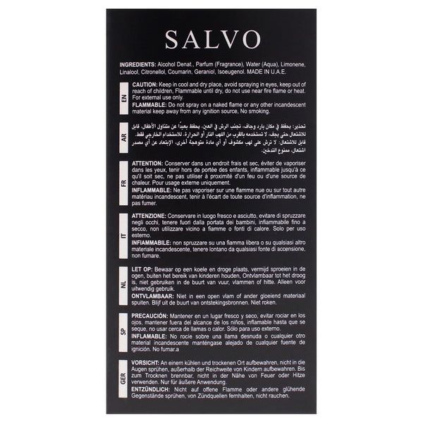 Maison Alhambra Salvo Eau de Parfum Spray for Men, 100 ml