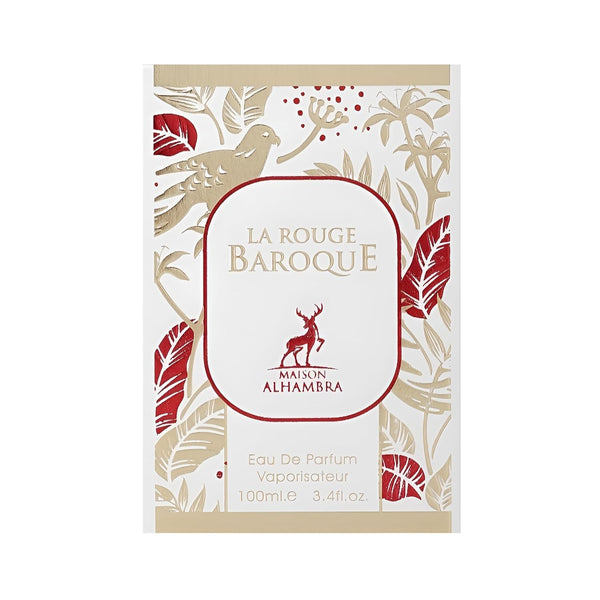 Maison Alhambra La Rouge Baroque Eau de Parfum Spray Unisex Perfume, 100 ml