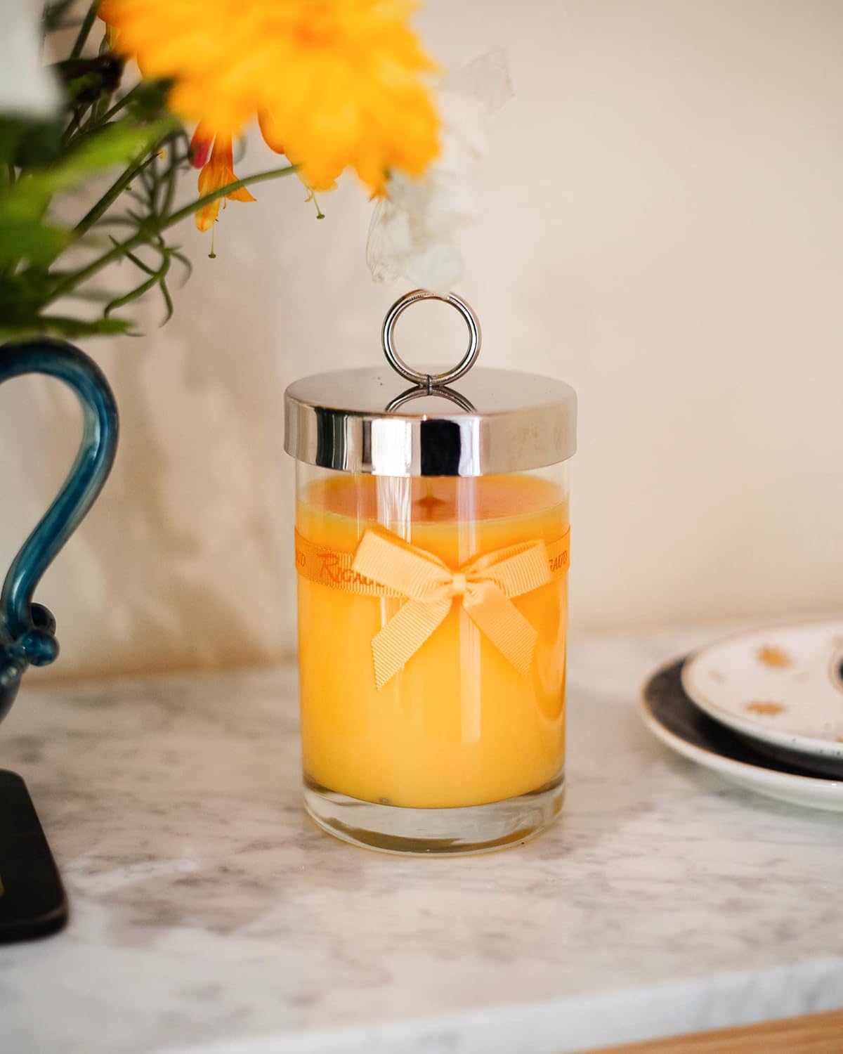 Rigaud Scented Candle, Handmade in France, Tournesol