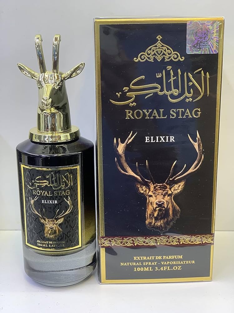 Royal Stag Elixir by Wadi Al Khaleej - Eau De Parfum for Men, 100 ml