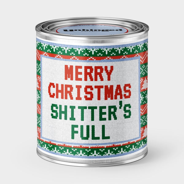 Merry Christmas Shitter's Full Soy Candle