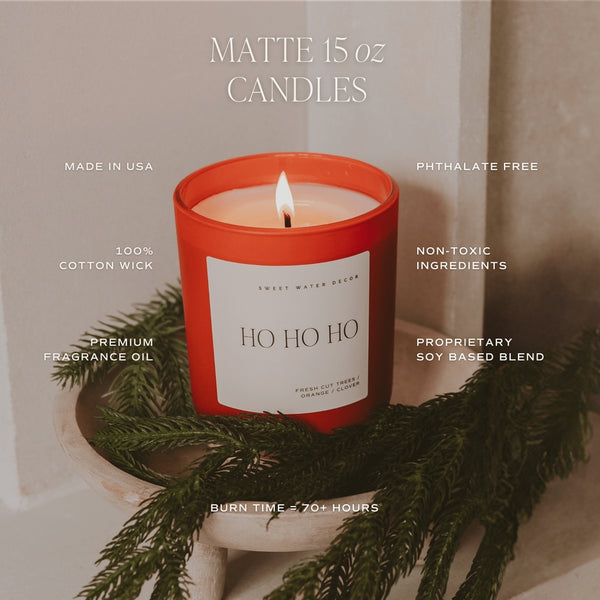 Sweet Water Decor Merry and Bright 15 oz Soy Candle