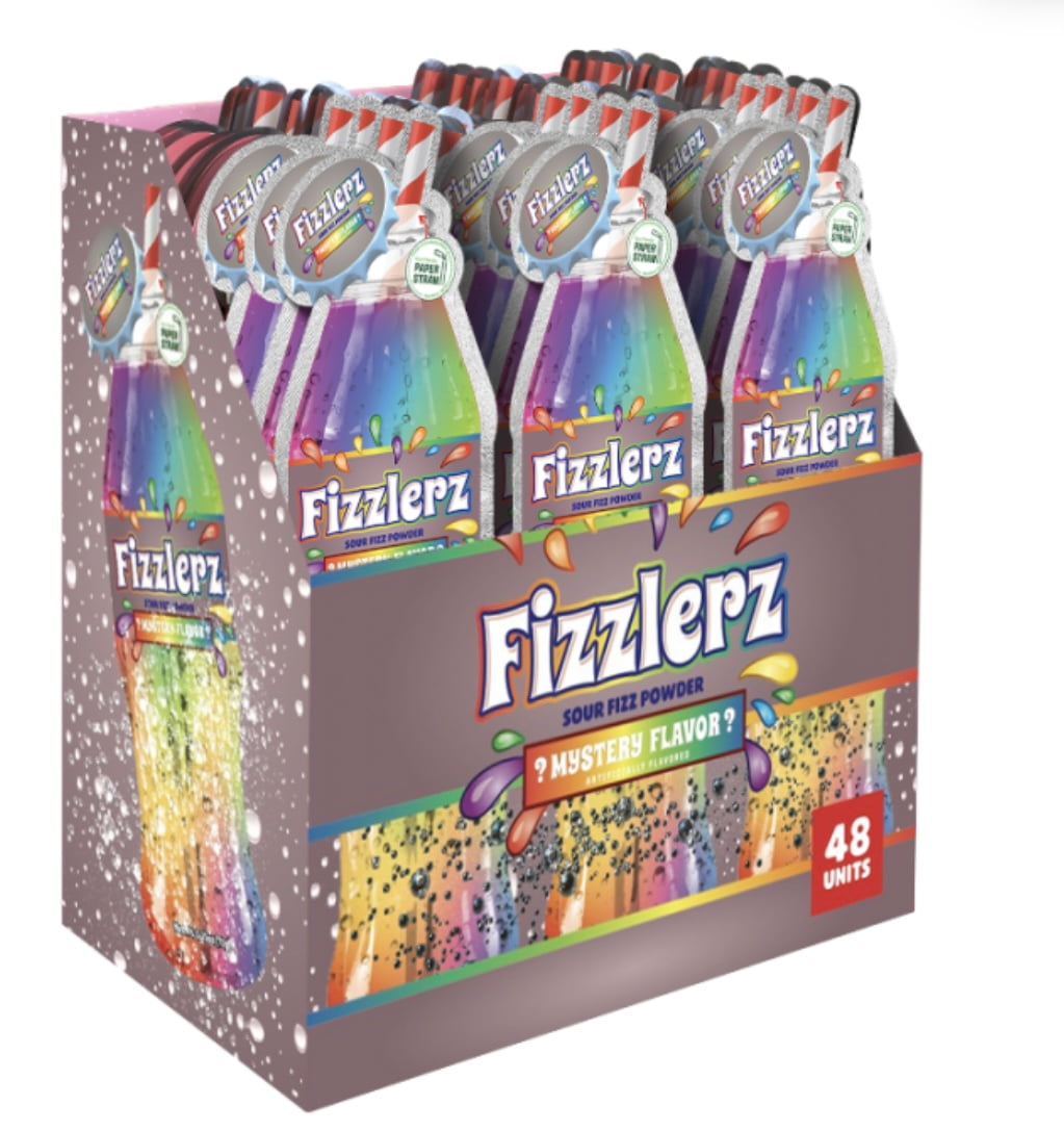 That's Sweet Fizzlerz, Sour Fizz Powder,0.35 Ounce - 48 Count Display Box