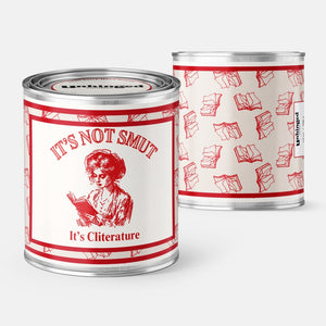 It's Not Smut It's Cliterature Soy Candle