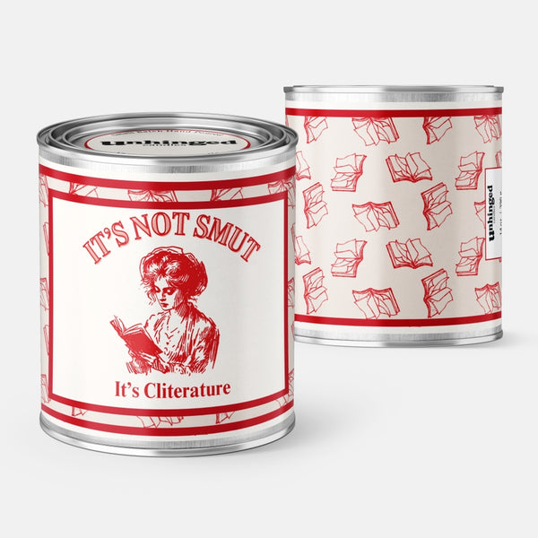 It's Not Smut It's Cliterature Soy Candle