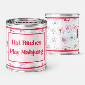 Hot Bitches Play Mahjong Soy Candle