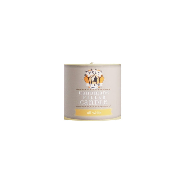 Unscented Pillar Candles, Off White