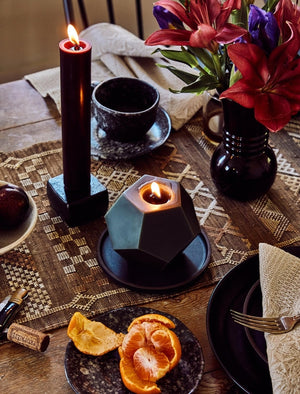 Greentree Home Candle, 9" Column Unscented Taper Handmade Beeswax Candles