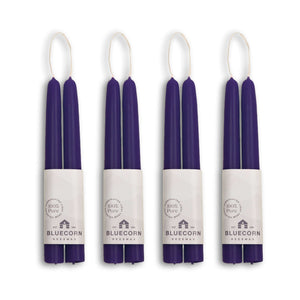 Hand-Dipped Beeswax Taper Candles - Bulk 4-Pair Bundle