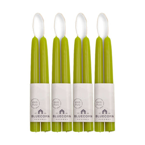 Hand-Dipped Beeswax Taper Candles - Bulk 4-Pair Bundle