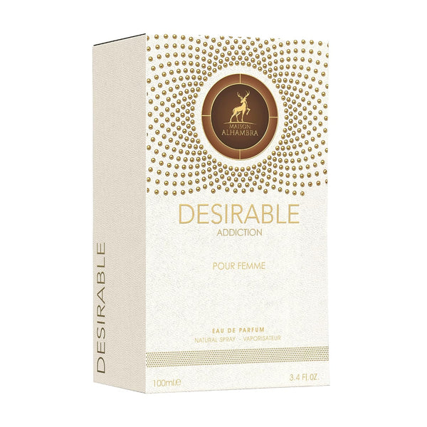 Maison Alhambra Desirable Addiction Eau de Parfum Spray for Women, 100 ml