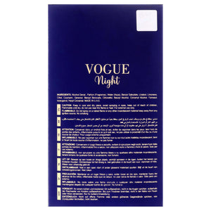 Maison Alhambra Vogue Night Eau de Parfum Spray for Women, 100 ml
