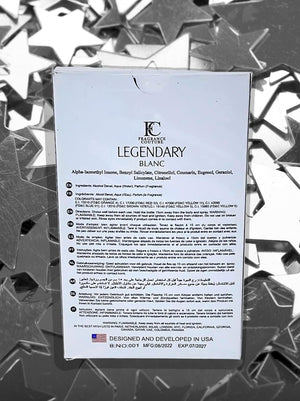 Fragrance Couture, Legendary Blanc Men EDT Spray, 100 m