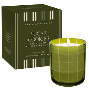 Sweet Water Decor Sugar Cookies 12 oz Boxed Soy Candle