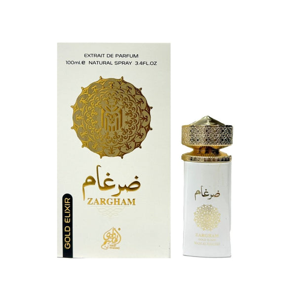 Wadi Al Khaleej Zargham Gold Elixir Eau De Parfum for Women, 100 ml