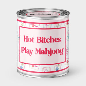 Hot Bitches Play Mahjong Soy Candle
