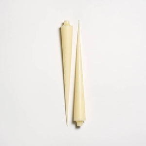 Greentree Home Candle, 14" Cone Unscented Taper Handmade Beeswax Candles