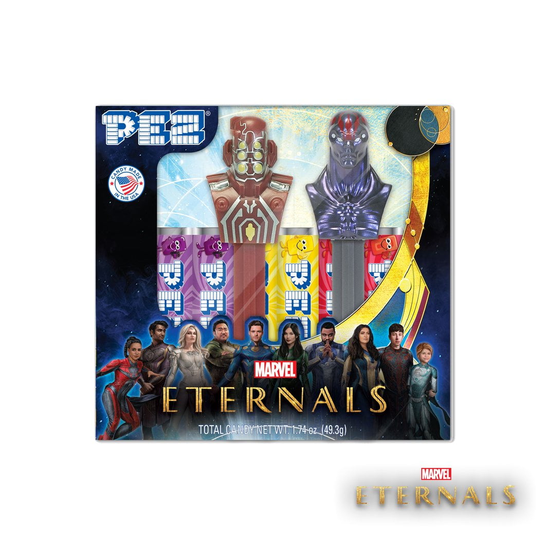 PEZ Candy Marvel Studios Eternals Twin Pack Gift Set, 1.74 Ounces