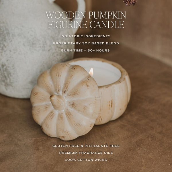 Sweet Water Decor Pumpkin Spice Soy Candle - 8 oz Pumpkin Jar