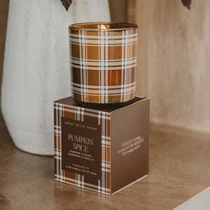 Sweet Water Decor Pumpkin Spice 12 oz Boxed Soy Candle