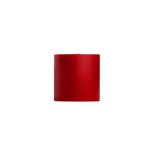 Unscented Pillar Candles, Sweetheart Red