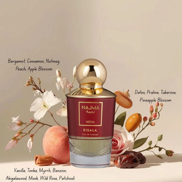 Risala Najma Nova Eau de Parfum Unisex Perfume, 100 ml