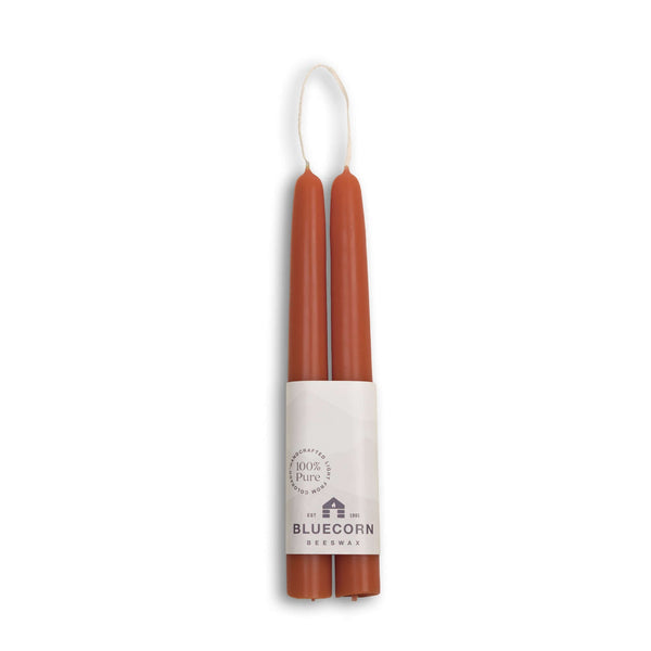 Beeswax Taper Candles - Hand-Dipped - 1 Pair