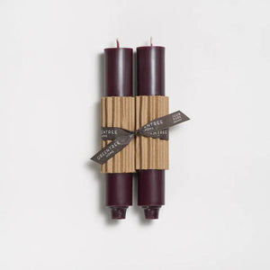 Greentree Home Candle, 9" Column Unscented Taper Handmade Beeswax Candles