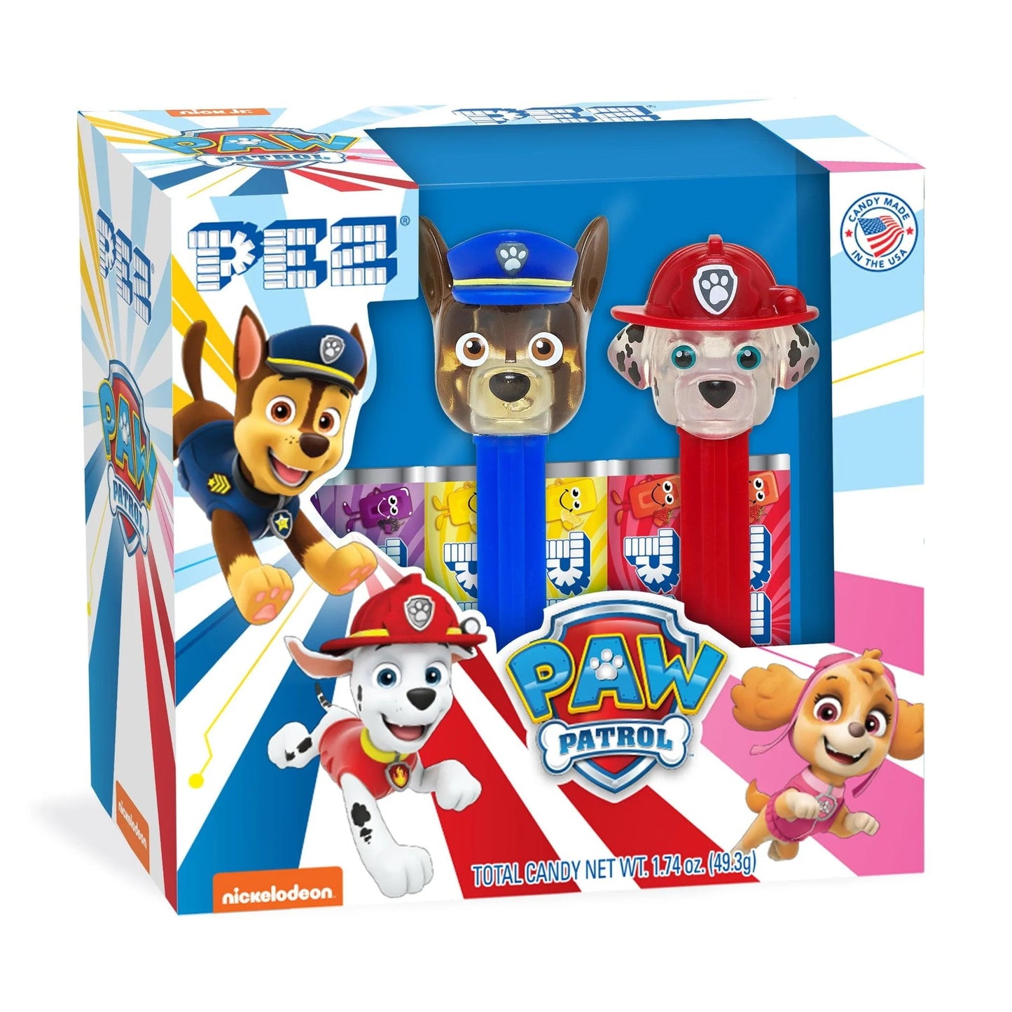 Pez Nickelodeon Gift Set - Includes 6 Individually Wrapped Rolls of Pez Candy Twin Pack