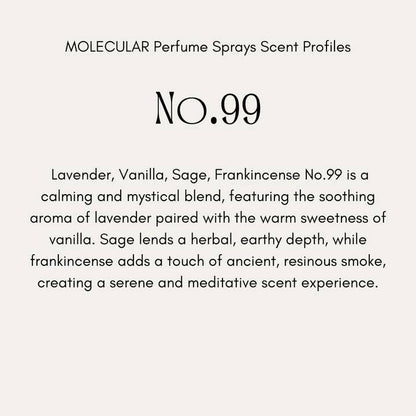 Buffalo Gal, MOLECULAR Clean Natural Perfume Sprays
