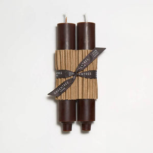 Greentree Home Candle, 9" Column Unscented Taper Handmade Beeswax Candles