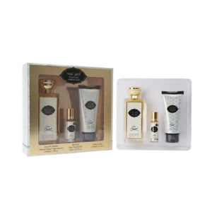 Magnate Amber OUD Eau De Parfum Unisex Perfume Spray, 100 ml + Pure Oil, 12 ml + Body Lotion Set