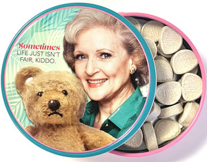 The Golden Girls Fernando Missing Ear Shaped Candy, 1.2 Ounce Tin - 12 Count Display Box