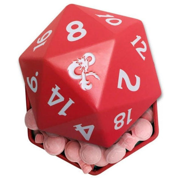 Dungeons and Dragons D20 +1 Cherry Potion Hard Candy, 1.2 Ounce Tin