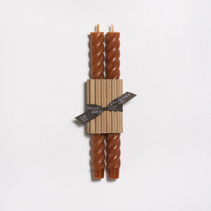 Greentree Home Candle, 10" Rope Unscented Taper Handmade Beeswax Candles