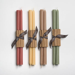 Greentree Home Candle, Wedding Collection - Every Day Unscented Taper Handmade Beeswax Candles