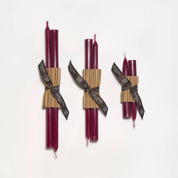 Greentree Home Candle, Every Day Unscented Handmade Beeswax Taper Candles
