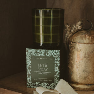 Sweet Water Decor Let It Snow 12 oz Boxed Soy Candle
