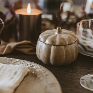 Sweet Water Decor Pumpkin Spice Soy Candle - 8 oz Pumpkin Jar