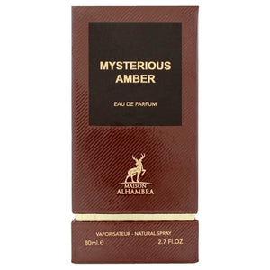 Maison Alhambra Mysterious Amber Eau de Parfum Spray Unisex Perfume, 80 ml